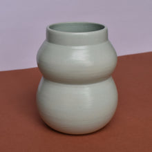 Load image into Gallery viewer, curvy sage vase
