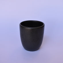 Load image into Gallery viewer, matte black coffee cup
