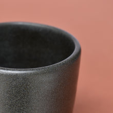 Load image into Gallery viewer, matte black coffee cup
